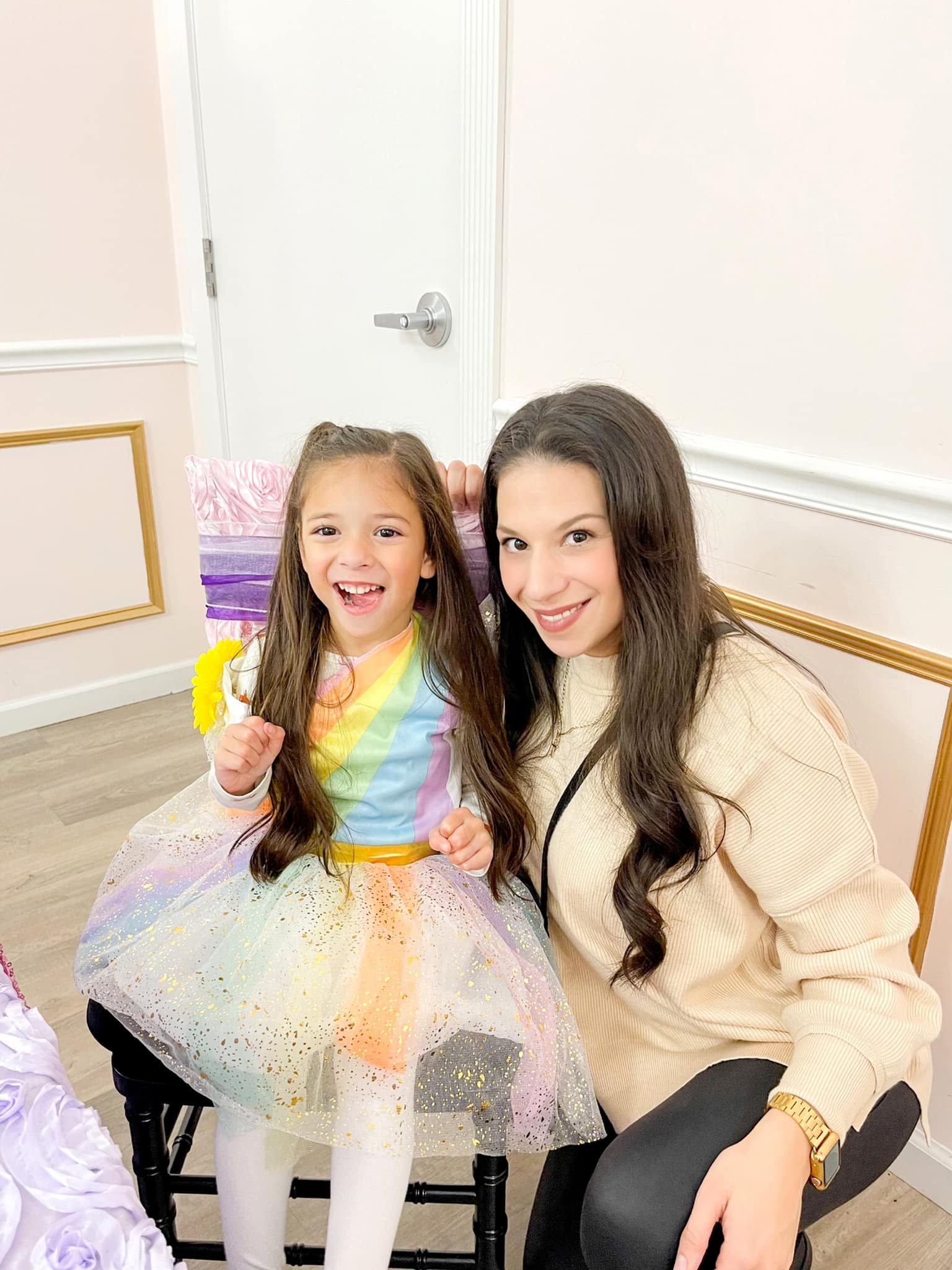 Mom and daughter