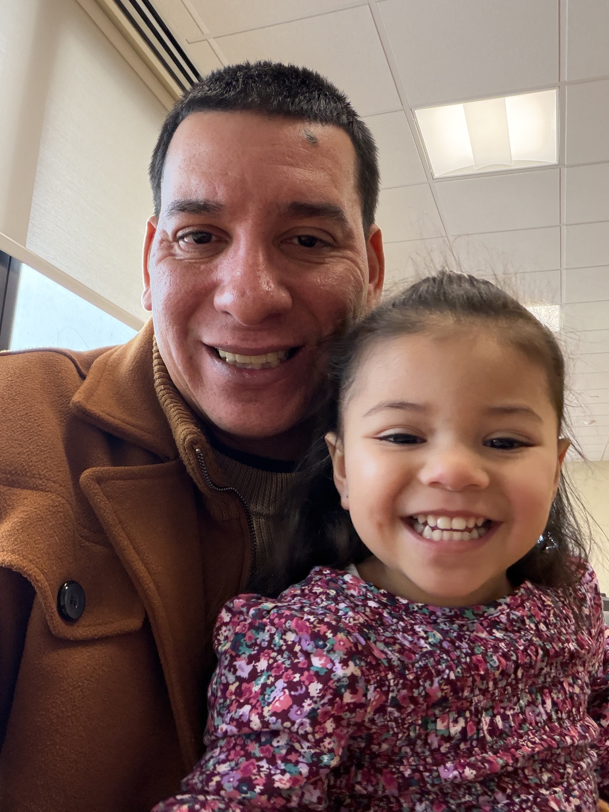 Dean and daughter selfie